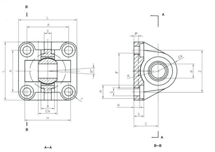 Bản lề xoay MP6-32