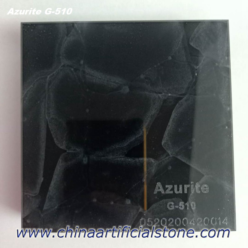 Tấm kính ngọc bích đen Azurite G-510