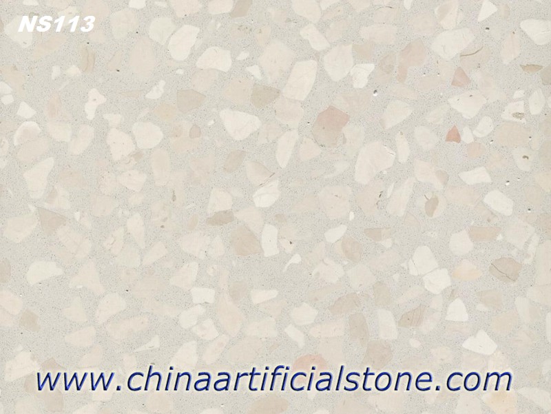 Gạch và tấm lát đá cẩm thạch Cream Terrazzo
