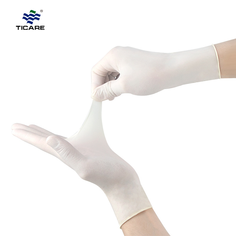 Găng tay cao su không bột nhỏ để kiểm tra

