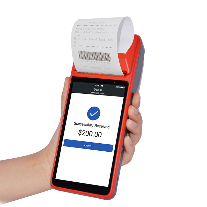 Thẻ NFC Mifare Hệ thống Android Thiết bị đầu cuối POS với máy in nhiệt R330
