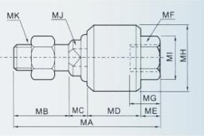 Khớp nổi ISO-UJ20