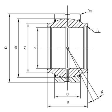 Vòng bi hình cầu GEEM20ES-2RS