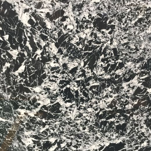 Đá cẩm thạch tự nhiên màu đen tuyết trắng vân đá cẩm thạch Giá tấm lát sàn dự án trong nhà
