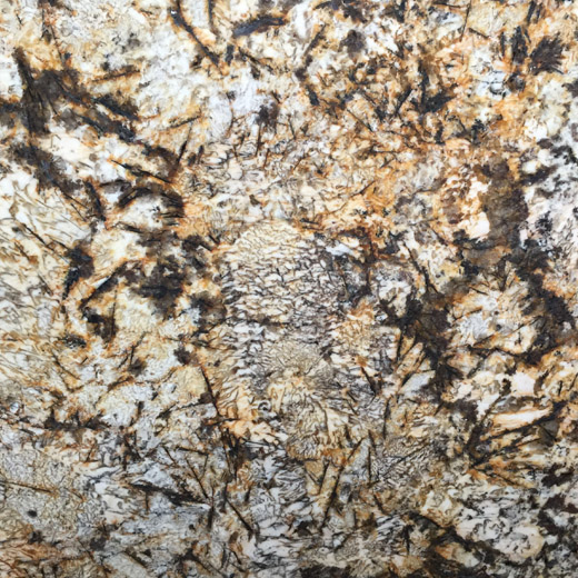 Mặt bàn bằng đá Granite vàng Bướm Đá tự nhiên sang trọng cho mặt bàn
