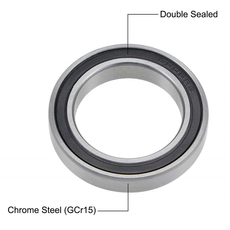 Vòng bi 25mm Đường kính bên trong 37mm Đường kính ngoài 7mm Lỗ khoan bằng thép Chrome 6805-2RS
