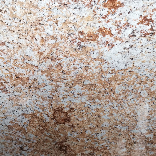 Tấm đá Granite màu be Vật liệu đá chịu nhiệt cho mặt bàn nướng
