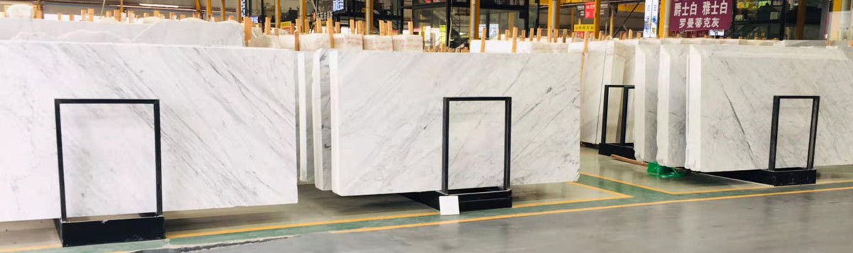 Đá cẩm thạch trắng Bianco Carrara ở Chợ đá cẩm thạch Shuitou