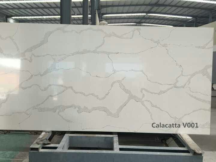 Đá thạch anh RSC V001 Calaccata được cắt theo kích thước
