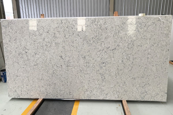 Carrara vân thạch anh nhà bếp đỉnh