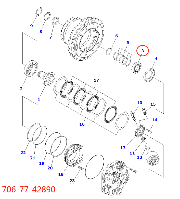 BỘ PHẬN Komatsu