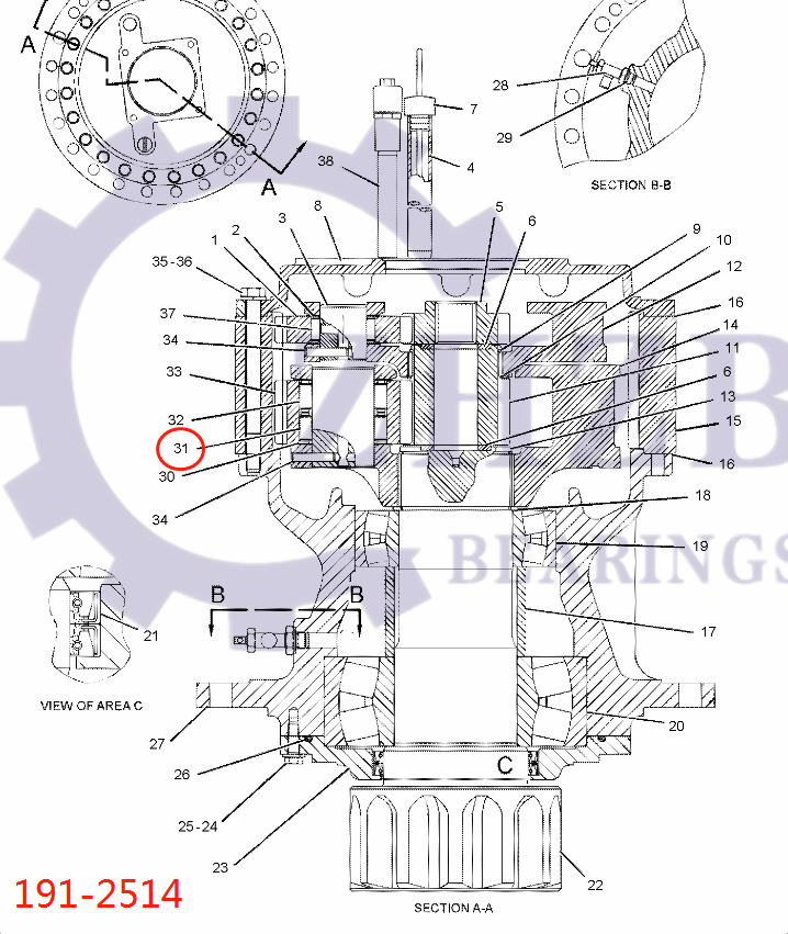 Các bộ phận của sâu bướm