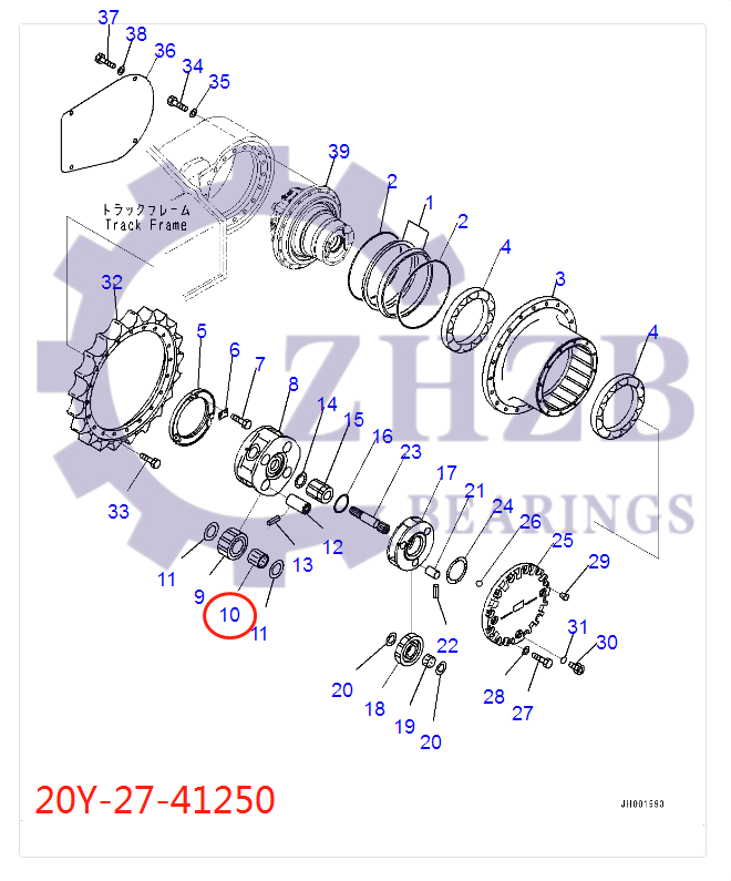 CÁC BỘ PHẬN CỦA Komatsu