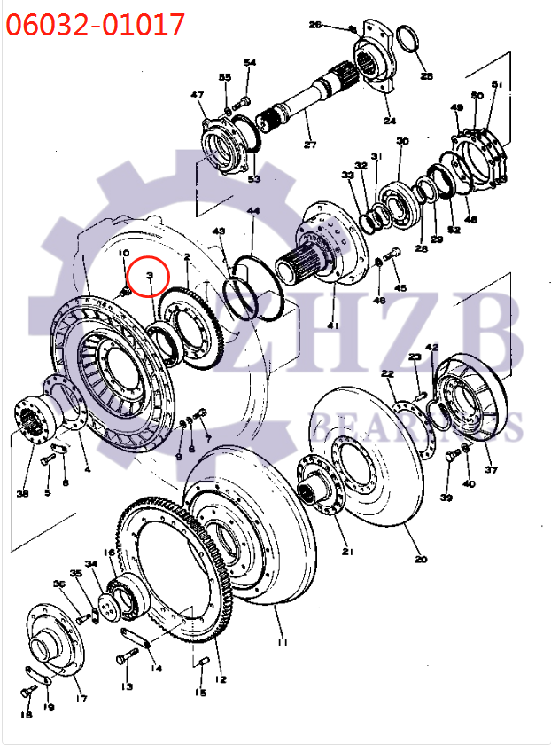 CÁC BỘ PHẬN CỦA Komatsu