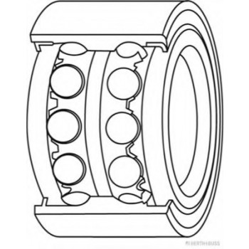 Vòng bi trung tâm bánh xe DAC3055W-3
