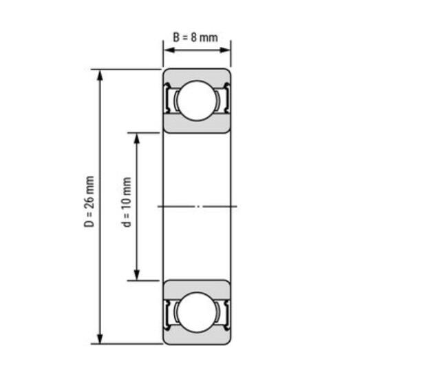 Kích thước vòng bi 6000