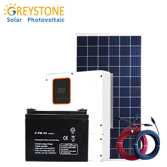 Hỗ trợ kỹ thuật Greystone 10kw Hệ thống gia đình năng lượng mặt trời hỗn hợp
