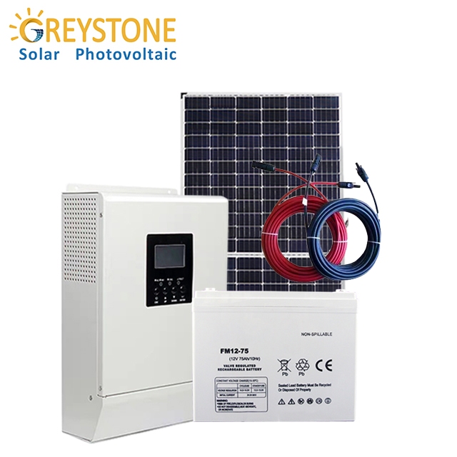 Greystone Hệ thống kết hợp năng lượng mặt trời 15kw phổ biến với bộ sạc pin
