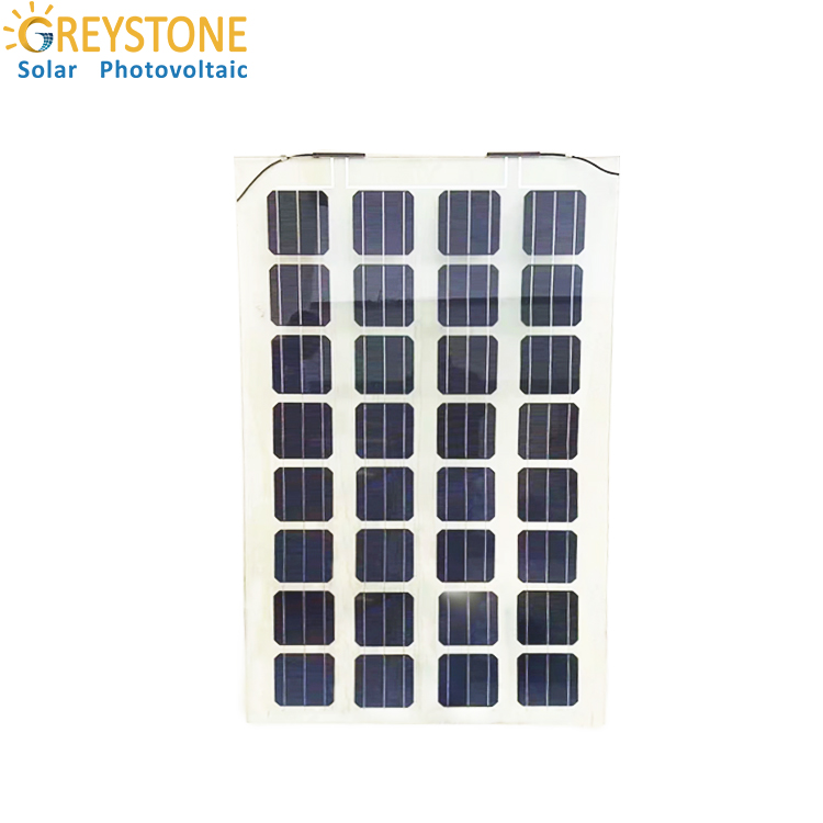 Bảng năng lượng mặt trời hai mặt kính Greystone 280W cho Phòng ánh sáng mặt trời
