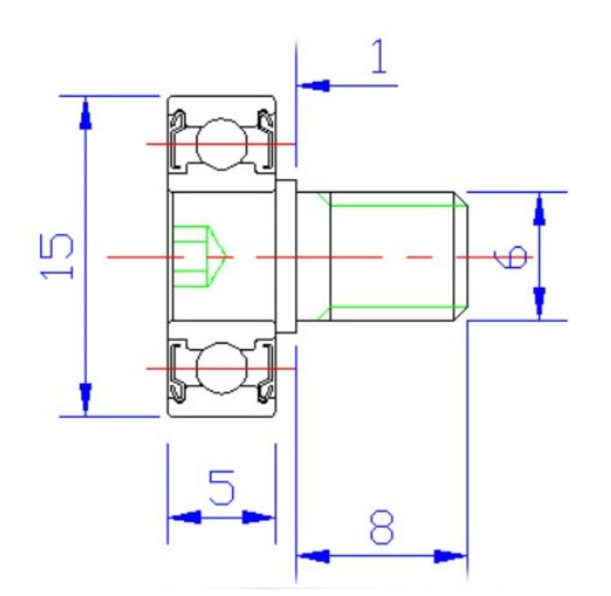 696 bản vẽ ổ trục vít